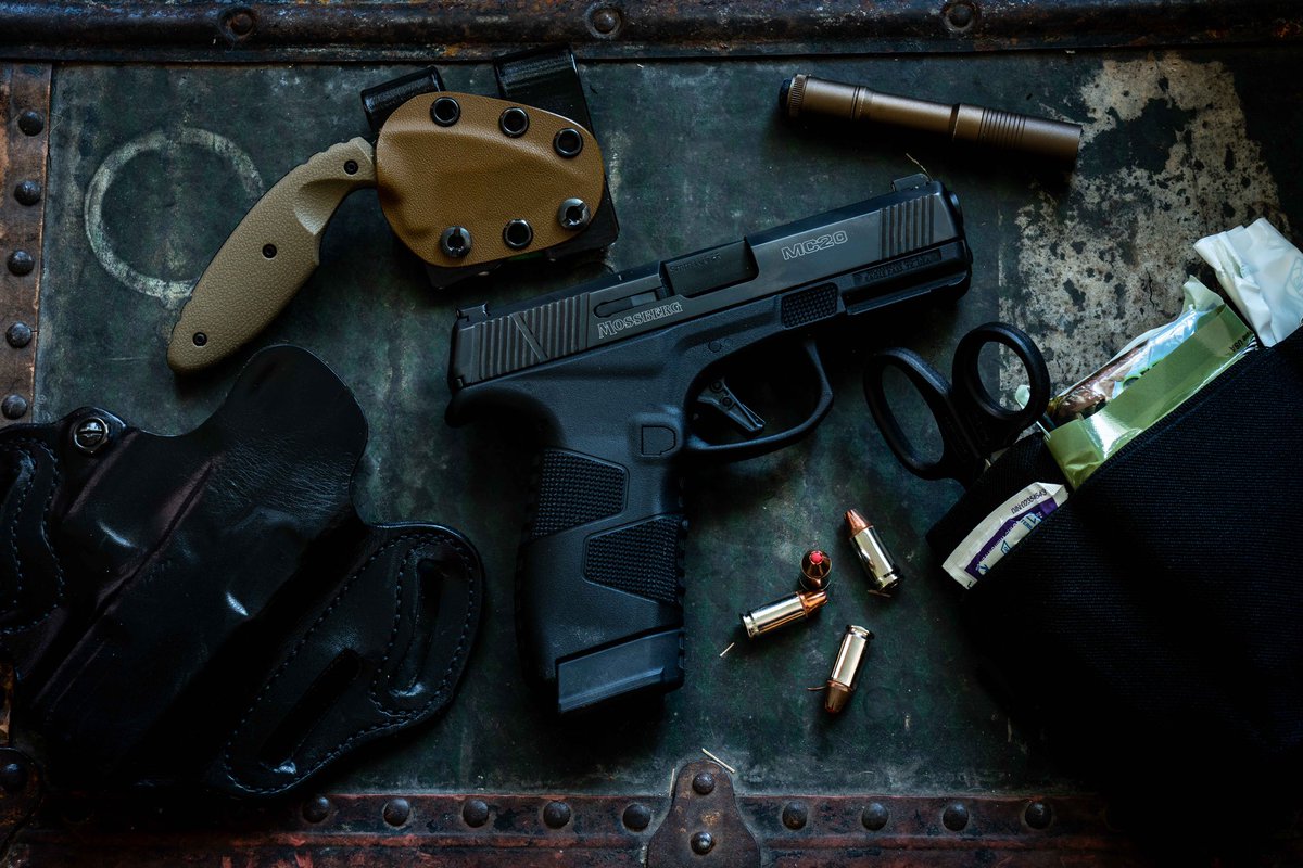MossbergCorp's tweet photo. What do you load in your MC2c? #compactpistol #9mm #edc #Mossberg https://t.co/9RW4A4y4ed