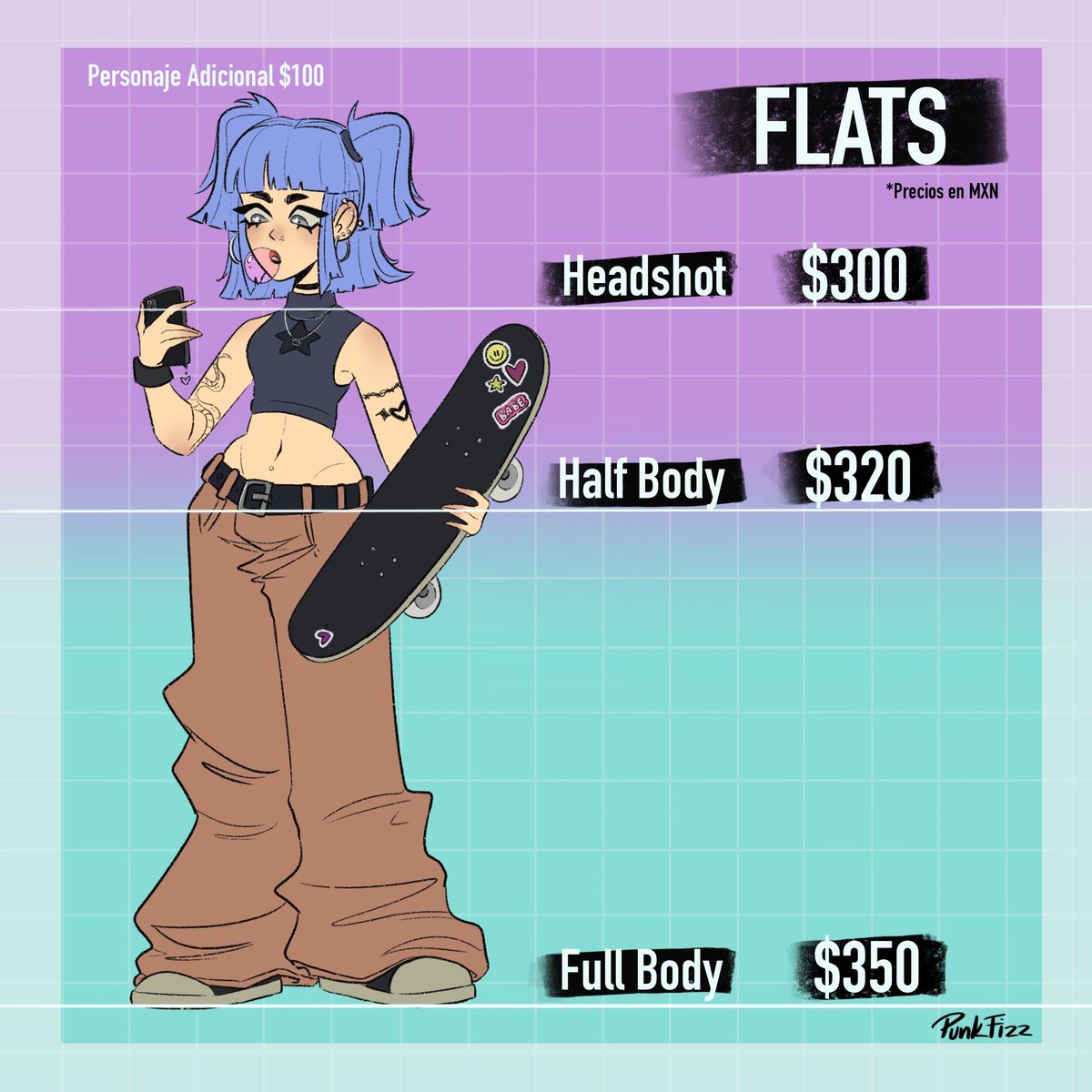 _punkfizz's tweet photo. comisiones abiertas!
llévele llévele 🫶🏻 pt. 1

dudas y cotizaciones por DM aquí o en instagram: punk.fizz

#commisionsopen #commisionesabiertas #mexicanartist #punkfizz #digitalillustration #CommissionSheet https://t.co/RWrutG2PeM