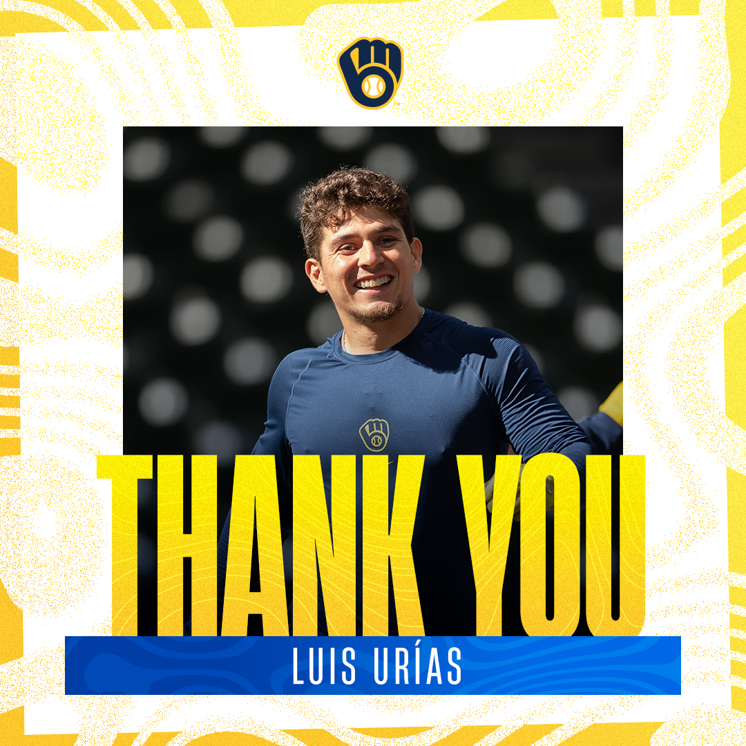 Brewers's tweet photo. Thank you, Wicho, for everything you've brought to our team and the city of Milwaukee. Wishing you the best in Boston. https://t.co/ot4arW2wQZ
