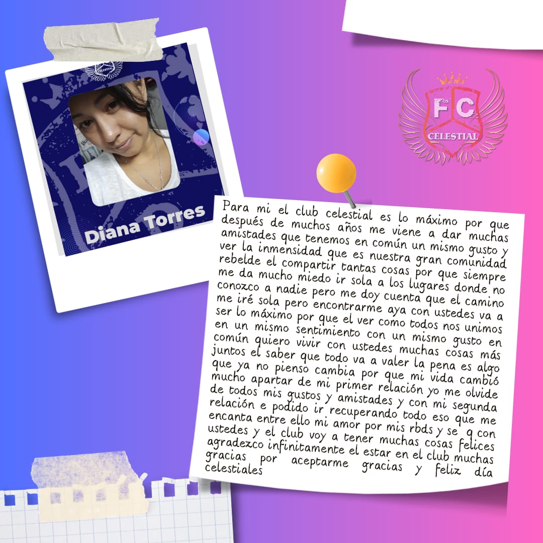 FCCelestialRBD's tweet photo. #AniversarioFCCelestialRBD Le pedimos a los #Celestiales que nos contaran que aman de ser miembros del club 🤩
No podemos con tanto amor... ❤️ Parte 3 https://t.co/zjxKmVv9W8