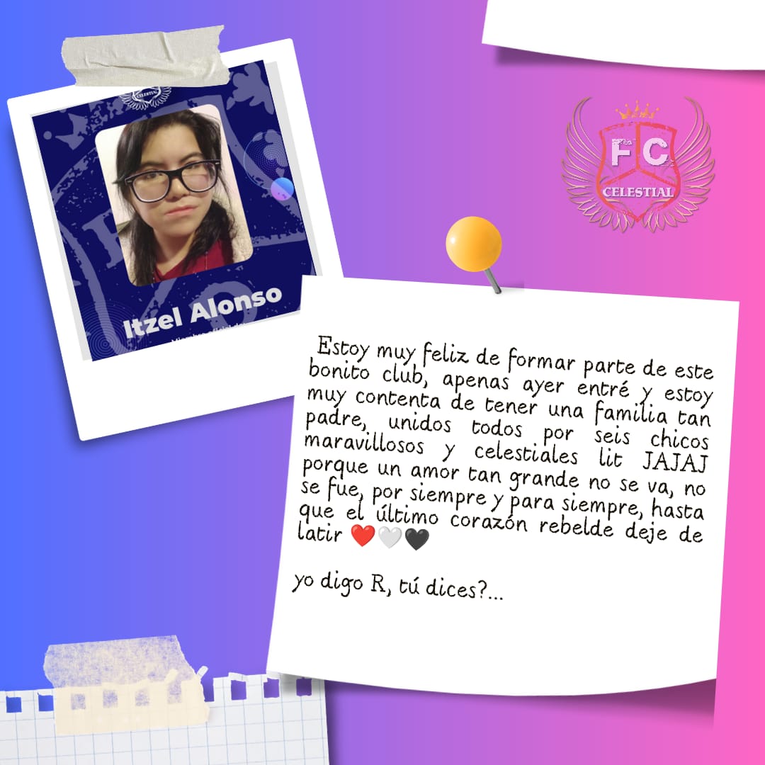 FCCelestialRBD's tweet photo. #AniversarioFCCelestialRBD Le pedimos a los #Celestiales que nos contaran que aman de ser miembros del club 🤩
No podemos con tanto amor... ❤️ Parte 3 https://t.co/zjxKmVv9W8