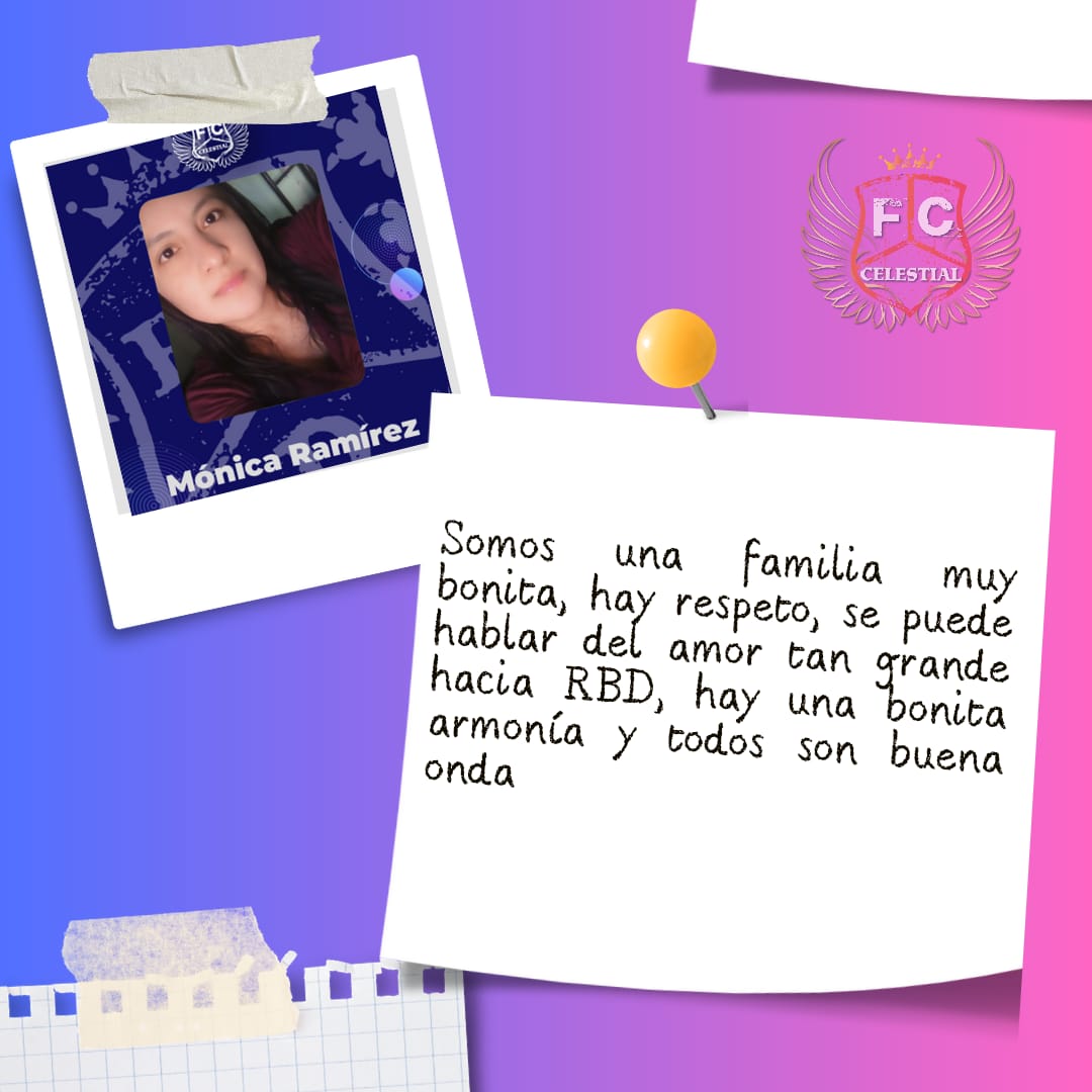 FCCelestialRBD's tweet photo. #AniversarioFCCelestialRBD Le pedimos a los #Celestiales que nos contaran que aman de ser miembros del club 🤩
No podemos con tanto amor... ❤️ Parte 2 https://t.co/76NotMDDxb