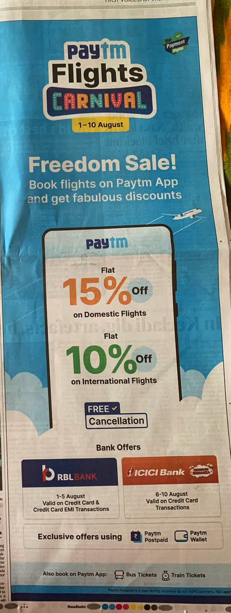 Give Paytm Flight booking a check in! Simple work flow , no nonsense interface and now with tons of cash-back !