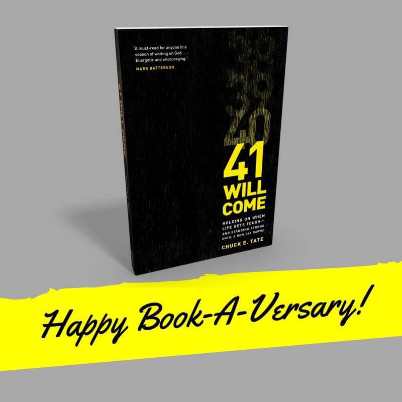 ChuckETate's tweet photo. This book launched 7 years ago today. I didn’t know when it released how much I would need it myself, as soon thereafter my wife began to battle serious physical illness—a tough stretch that lasted 5 years. God supernaturally touched her last November and she is still improving daily. I finally began writing again—and now 41 is about to come—for my next book. Stay tuned… 🙏🏻