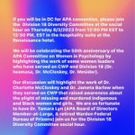 Photo by APA Division 18 Diversity Committee (@Div18Diversity)