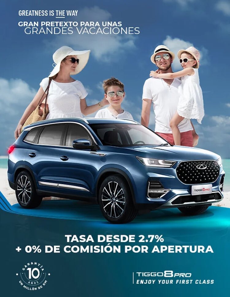 1049Radio's tweet photo. Vámonos de vacaciones…
Bueno, pero si se va en una #Chirey tendrá unas mega-vacaciones 👌
#ElPatro de #1049Radio https://t.co/56hOnKWWAK