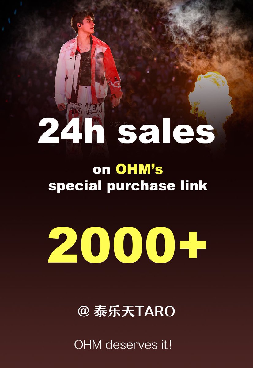 TORYBOM24's tweet photo. “泰乐天Taro” sales on OHM's special purchase link in China （in 24 hours ）were more than 2000！

Congrats 🎉🎉🎉OHM deserves it！

#ohmpawat https://t.co/lLrWtN8MtD