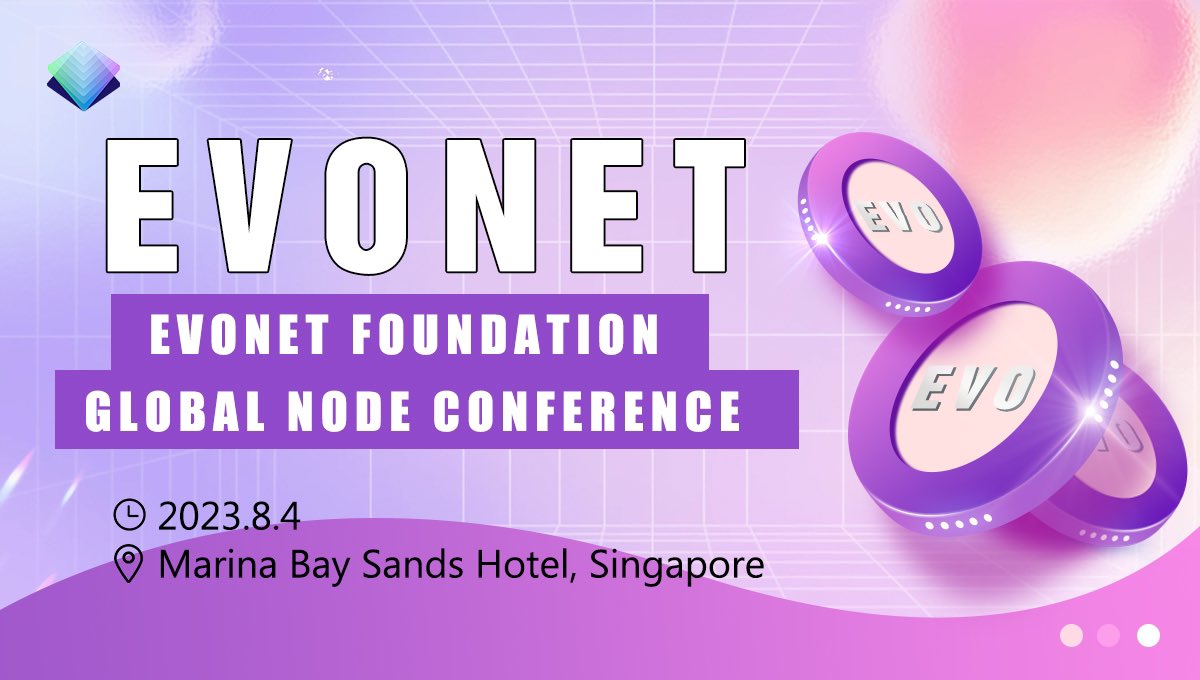 EvonetFndn's tweet image. The evonet global node conference will be held in Singapore soon. Welcome to Singapore.#EvoNet