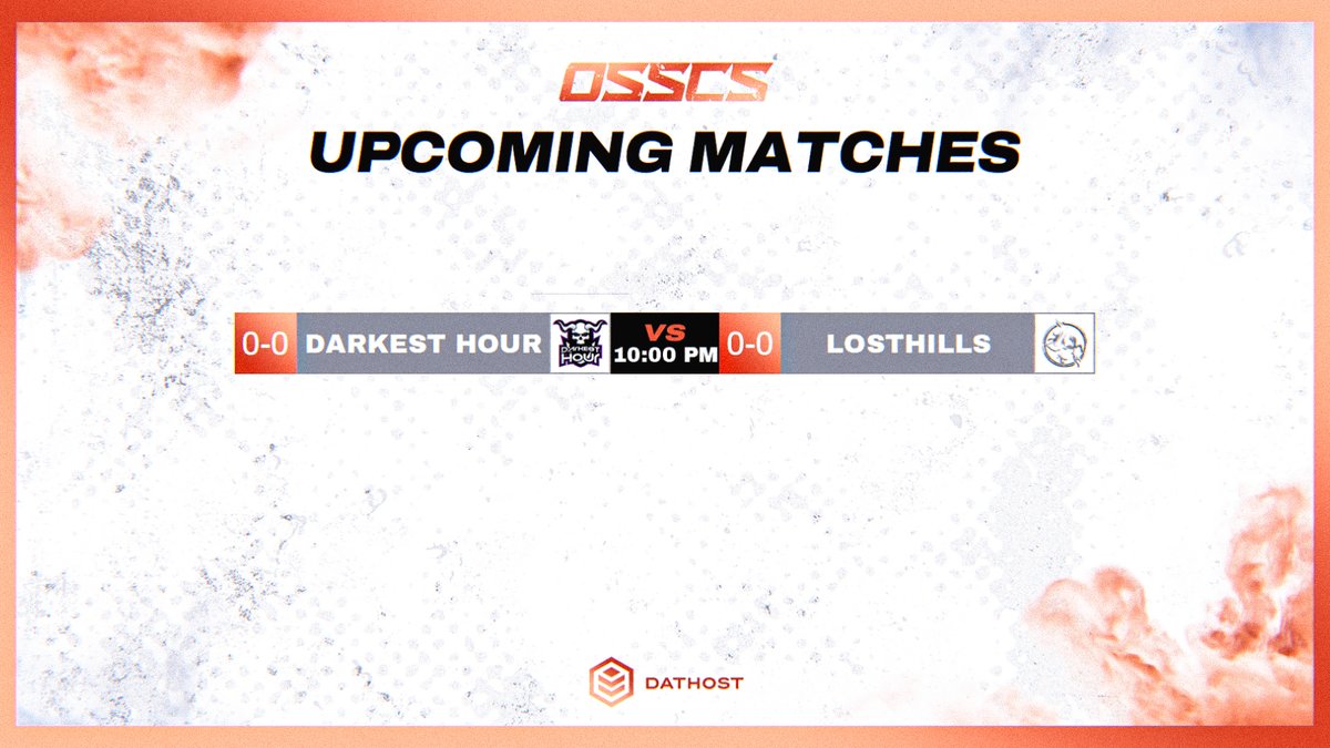 OSSCSLeague's tweet photo. Playoff Game #1๐ค
GET IN NOW!
@ggDarkestHour versus #Losthills
๐บLive at: https://t.co/vaZcbAQOYh (POV)
#OSSCS #DatHost https://t.co/nd3xz2o4rJ