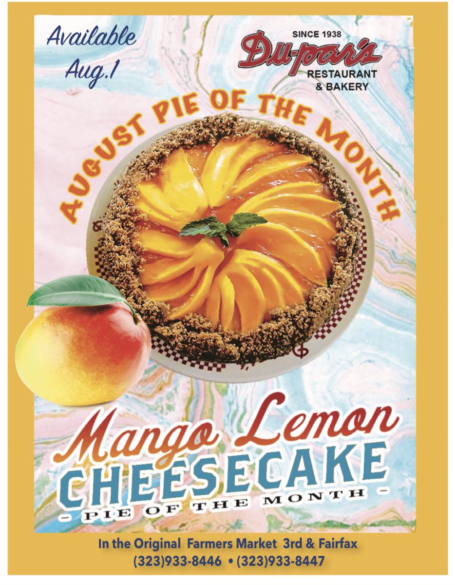 August pie of the month! 🥧🍋🥭