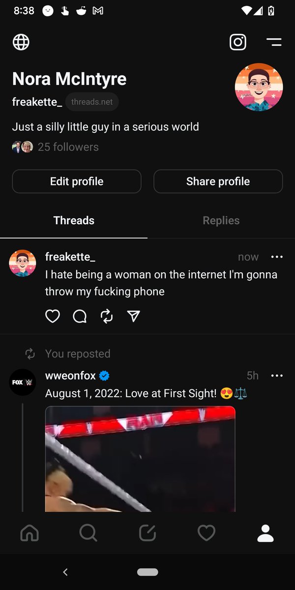 I'm a threads poster now btw. Same @ over there