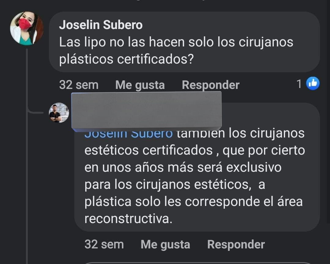 REPITAN DESPUÉS DE MÍ:

La cirugía plástica sólo lo pueden ejercer ● CIRUJANOS PLÁSTICOS, NO ESTÉTICOS ●. 

Dejen de poner su salud en manos de cualquiera.