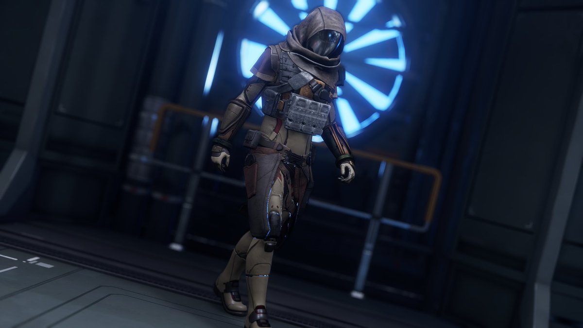 awbell14's tweet photo. Oh my holy hec yes. Thank you Fdev for these incredible new suit cosmetics! Absolutely gorgeous!! #EliteDangerousOdyssey #Update16 #knockeditoutofthepark https://t.co/9zKNB1jIyv