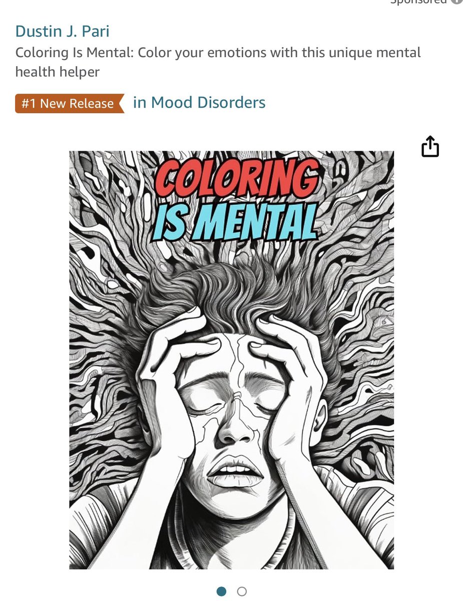 dustinpari's tweet photo. This is a personal one, tough to talk about sometimes, and that’s why I did it. 

I hope this coloring book will help those struggling with mental illness to express themselves.

Coloring Is Mental: Color your emotions with this unique mental health helper https://t.co/P5XdE8RSlc https://t.co/RlnHuHIsXE