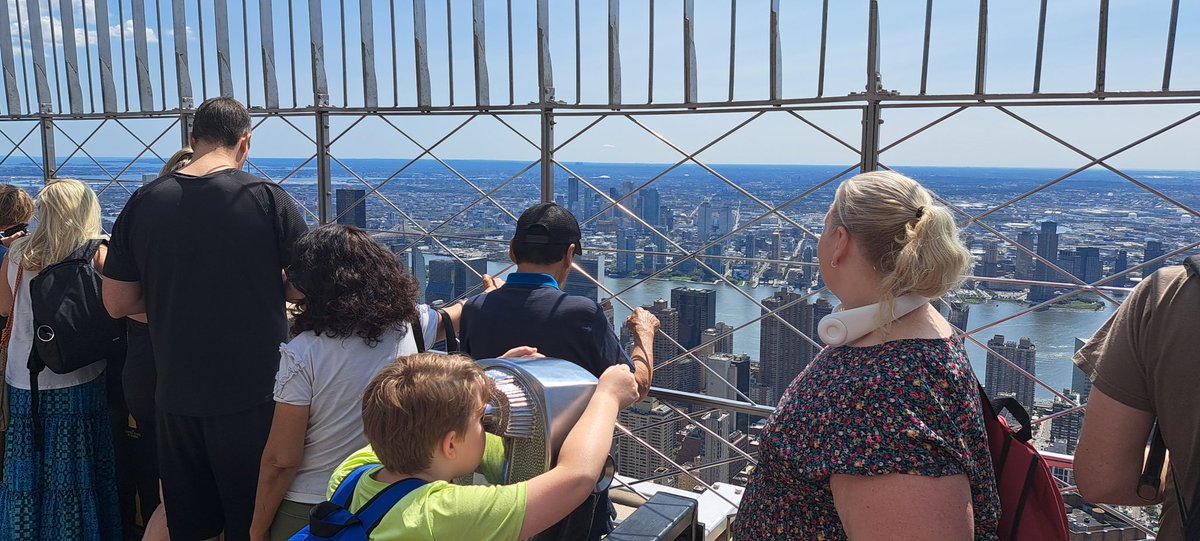 gaming_loft's tweet photo. What a sight from the 86th Floor of the @EmpireStateBldg, my little one loved every moment ans my wife and I got to see a huge amile on his face #esbfan https://t.co/WkHlOUPowt
