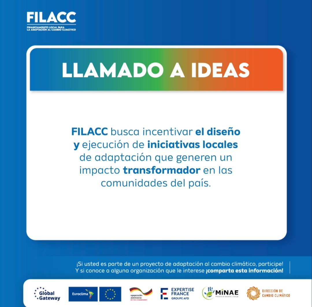 nataliagomez_cr's tweet photo. Si tienen o conocen iniciativas de adaptación locales pueden aplicar al Financiamiento Local para la Adaptación al Cambio Climático en Costa Rica 🇨🇷

🕕Antes del 14 agosto 18 hr

🗣Info: https://t.co/el8ZzmKW9x https://t.co/I0K40y2hg4