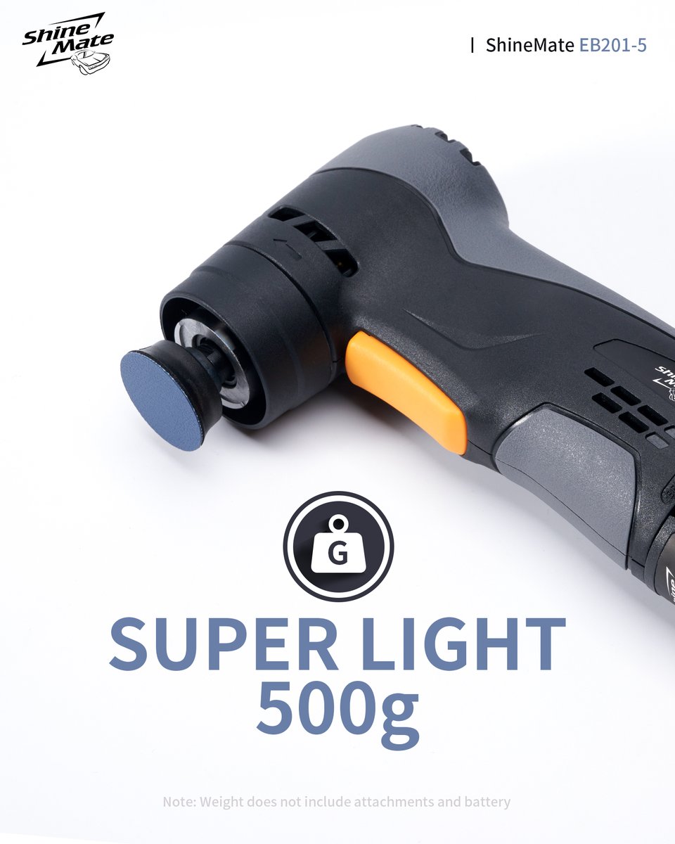 Shinemate1's tweet photo. Unlike the EB200(orbital sander), the EB201 is a random orbital sander with a very slim machine body and 500g weight.
#detailing #polisher #carcare #carwash #shinemate #automotive #powertools #polishing #autodetailing #restoration #paintcorrection #sander #electricsander #sanding https://t.co/2R80E5hQ3r