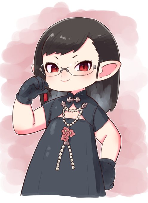 「lalafell red eyes」 illustration images(Latest)