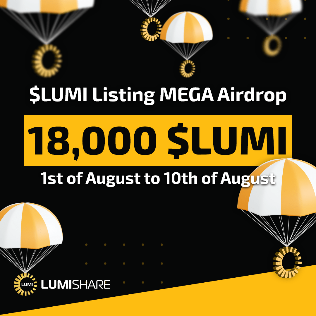 AgusWar90455236's tweet photo. ✍ LumiShare Airdrop 
🔎 Reward 180 Lumi (100 Lucky Winner)

🔗 Link : https://t.co/B6QRBLWWLF
Follow Twitter &amp; Retweet 
Join Telegram
Join Discord
Completed Task
Submit Wallet BSC

#Airdrop #Giveaway #gleam #FCFS #givelab #binance #IDO #NFT #Freemint #Whitelist #BEP20 #ICO https://t.co/kOfqRl7IDg