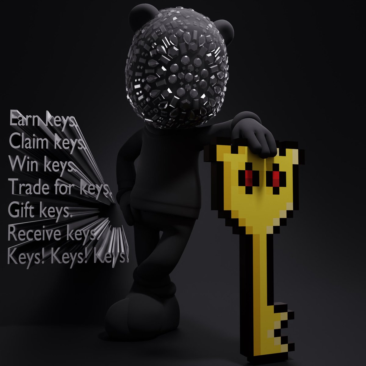 DerrickYeh's tweet photo. BEAST keys unlock a series of surprises.
@akidcalledbeast @Rafsby @CryptoKrad
#AKCB #BAGMI #BEASTKEY https://t.co/G0v3iM1Iey