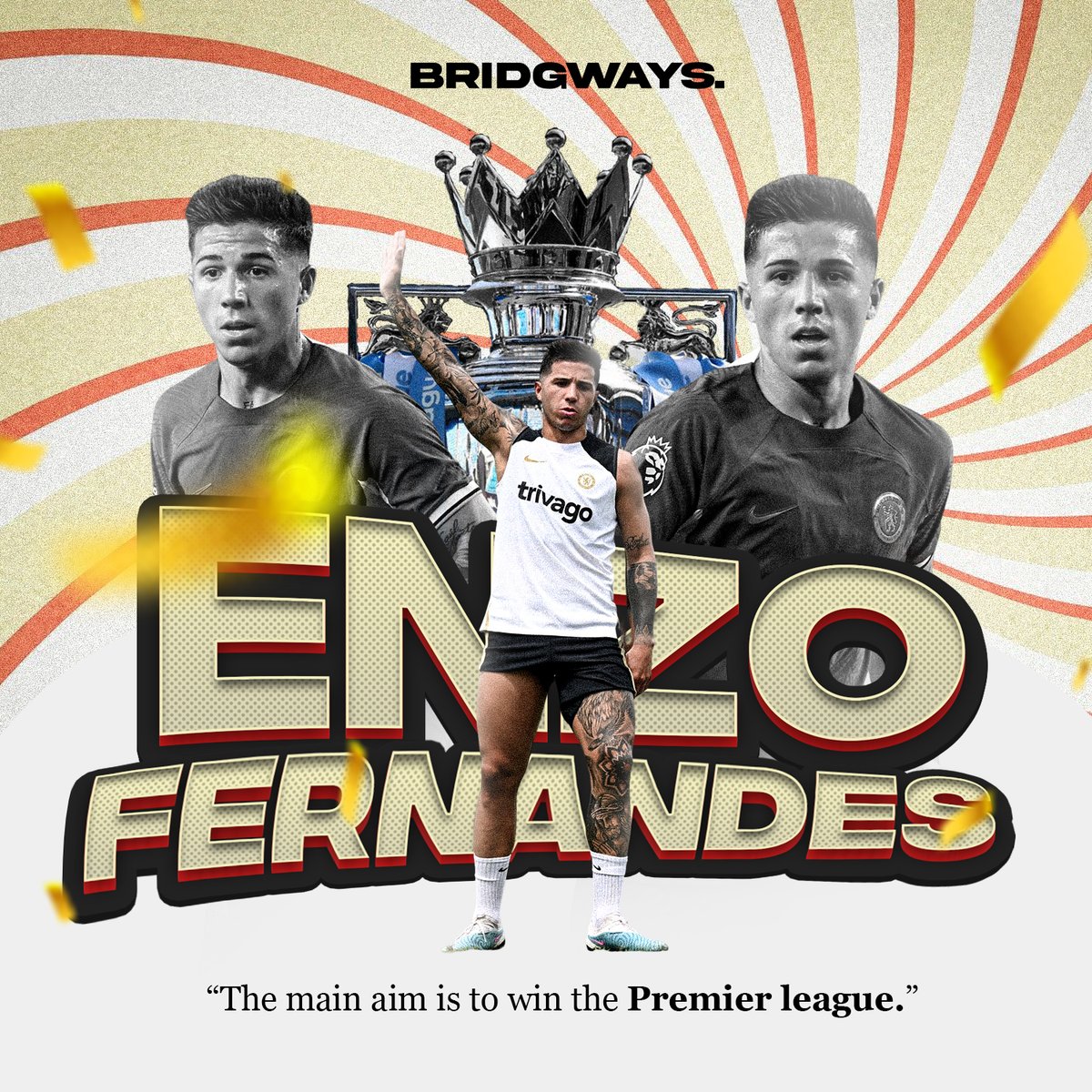 Bridgways's tweet photo. Enzo Fernandez:

"Sekarang kami memiliki pelatih baru, dan ekspetasi kami telah berubah. Kini tujuan utama adalah memenangkan Premier League musim ini.."

Mentality. 🍻 https://t.co/sGksSN8Nmf