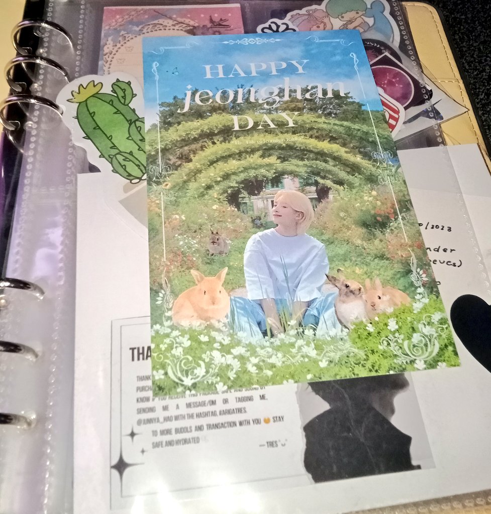#jihciousssmails࿐ •*⁀➷ 
Thank you so much ! <a href="/junnya_hao/">— x rush shipping, ment after dm</a> received the binder na. Actually 'di naman talaga para sa'kin 'to sa pinsan ko lang ito, binilhan ko lang siya HAHAHAHHAHA. Ang cute nung freebies sana akin nalang ahahshagdhdhs

ꕤ #arigatres ༢