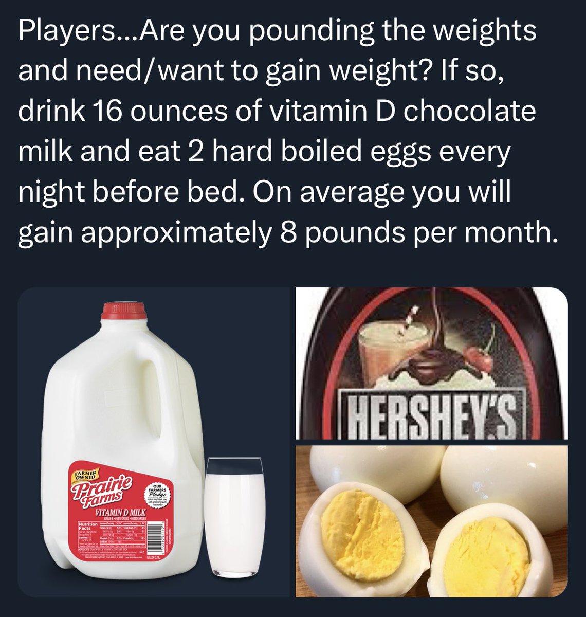 ZCRebelsFB's tweet photo. It's science...🧪🤓🤷‍♂️ In all seriousness, training is only a part of the puzzle❗️

#BFM🏴‍☠️ #eattogrow💪🏻 https://t.co/9dbCKRJaTM
