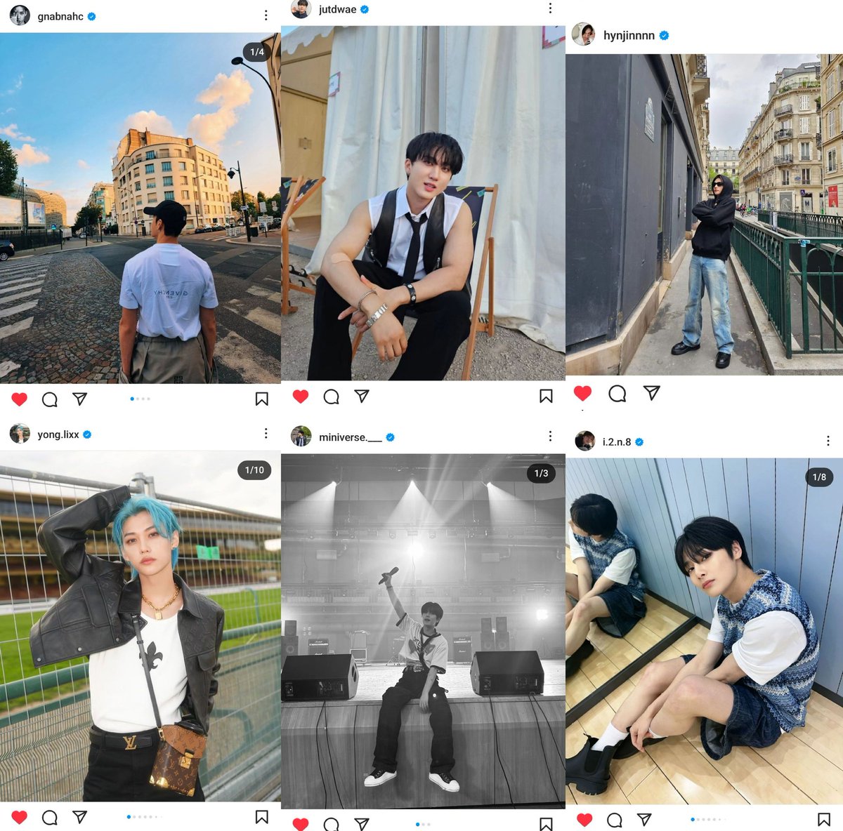 staysday6's tweet photo. skzs first personal ig posts 🥹🥹🥹🥹 https://t.co/3upQm5huvi