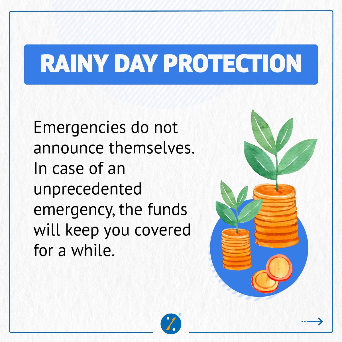BankBazaar's tweet photo. #BePreparedForAnything
Always keep aside 10-20% of your monthly income in a separate corpus (which could be liquidated easily) for emergencies.
This way you have a buffer to deal with anything that includes an immediate expenditure. https://t.co/TB9nVgUEnm