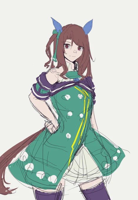 かっこいいキング…かっこいいキングを描くんだ… どうやって描くんだっけ…?