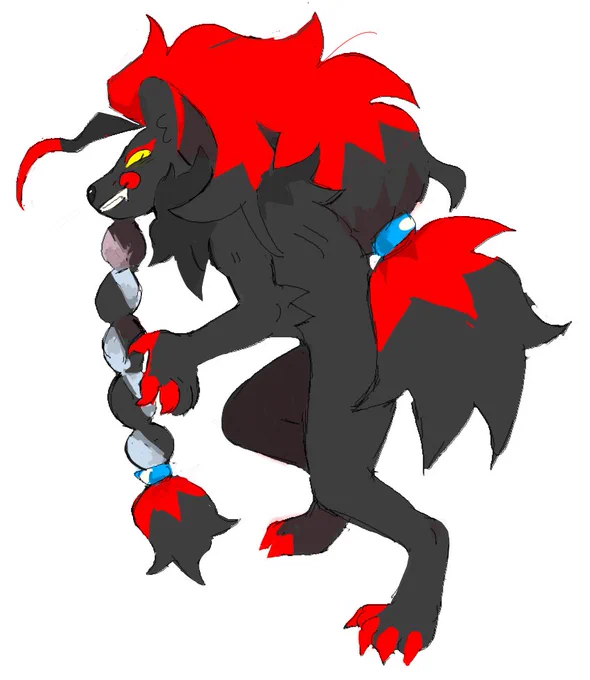 ZOROARK TRENDING ... Okay look at my favorite goofy doggy girl again