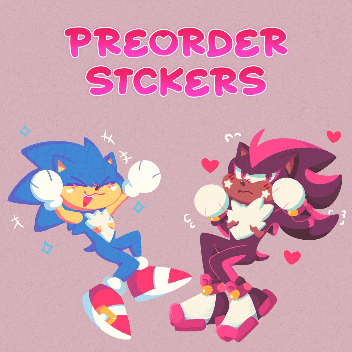 OccultBait's tweet photo. Hosting preorders for Sonic &amp; Shadow stickers! 🥰
.
.
.
#SonicTheHedgehog #ShadowTheHedgehog #SonicPrime
#Sega #Sonadow #sonadow #Sonic #Shadow #Hedgehogs
#HappyClownWeek https://t.co/53Rhh6BqEr