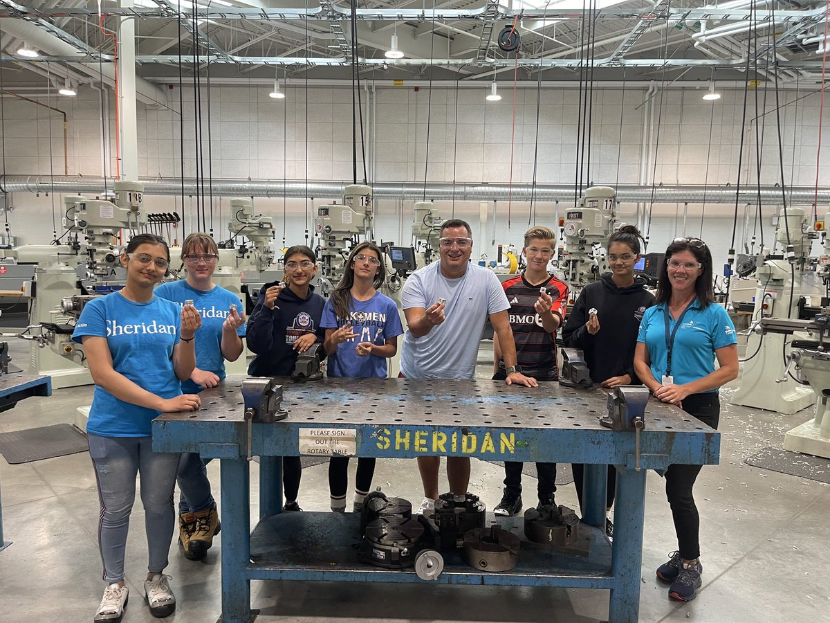 Harindermalhi's tweet photo. Great having our Regional Councillor @medeiros_martin at @sheridancollege today to see all of our youth summer camps and meet with campers! #trythetrades https://t.co/FZuHV2UszT