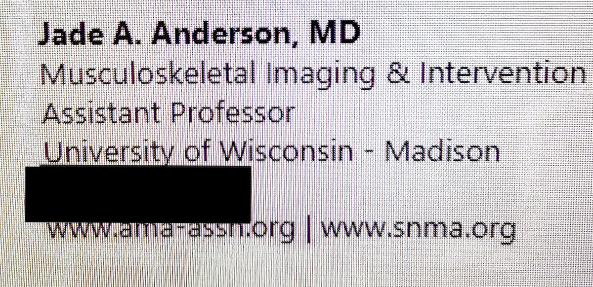 Today was my first day as an Attending! And although I'm working from home (bless #Radiology 🙌🏾) because COVID struck me again, it's a dream years in the making! 💃🏾🥰🥳🎉 Big thank you to my favorite team @UW_MSKrad❗❕❗Got to update my signature ☺️ @UWiscRadiology @UWHealth