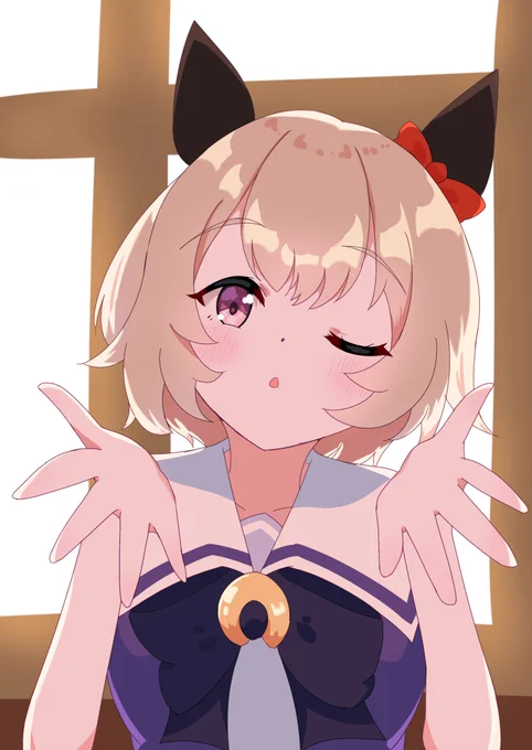 「今日のカレンはあなただけにチュウする」  #ウマ娘 #カレンチャン