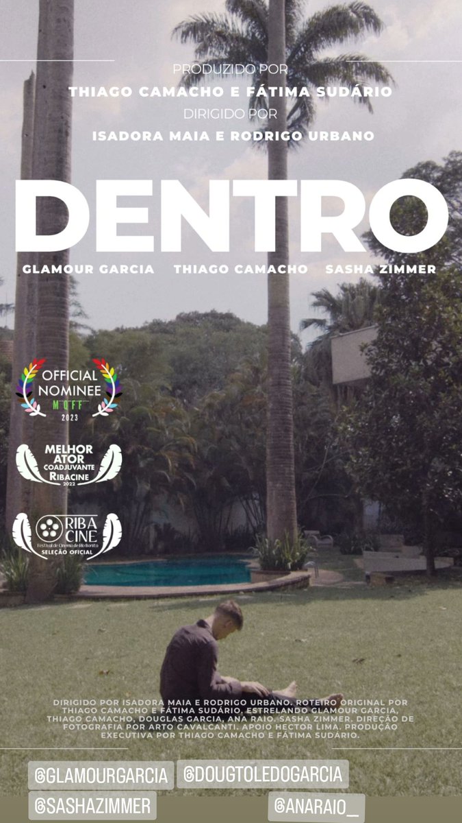 EntreProdutora's tweet photo. Muito feliz em compartilhar com todes que o nosso filme Dentro, que Thiago Camacho produziu e atuou pela @EntreProdutora, foi um dos filmes selecionados e foi indicado finalista no festival de cinema de Merced na Califórnia, o prestigiado Merced Queer Film Festival. 🥰 https://t.co/TA6pCC0MVM