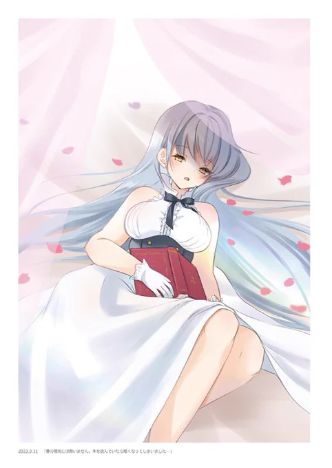 #C102新刊 イラスト集 100日チャレンジ51〜70日目+描きおろし1枚のまとめです。 1〜50日目までのまとめは今開催中のグループ展 #ときめぐり展 に行ってる分で在庫終了です