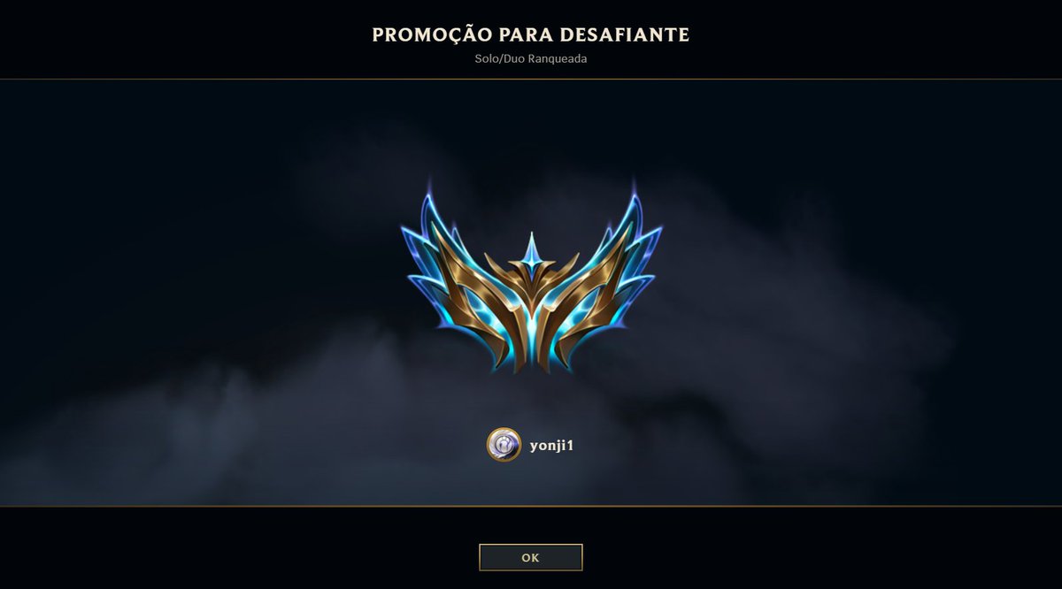 New_APG's tweet photo. Parabens para nosso Player @yonjilol pela conquista do Challenger! #GOLK https://t.co/9JVsQBnkm3