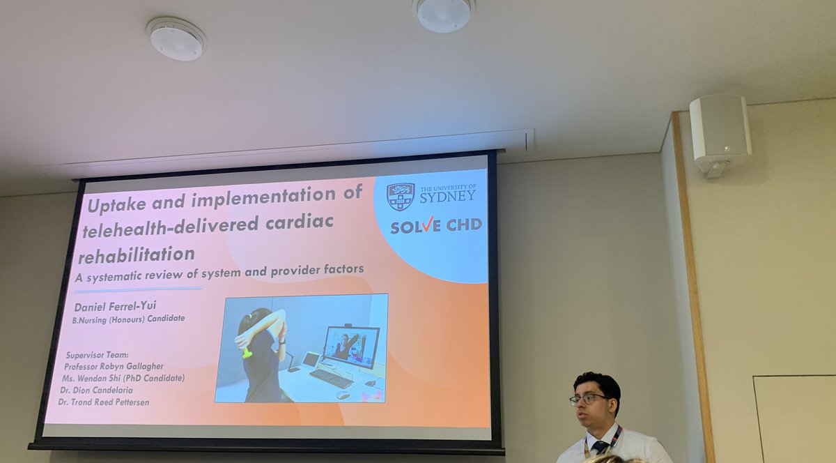 Joseph Weddell (@weddelljoseph) on Twitter photo <a href="/DFerrelYui/">Daniel Ferrel-Yui</a> on barriers/enablers for tele cardiac rehab.
🚫 tech, program development, resource intensive
✅ improving access, moral and enthusiasm for tele CR
🔑 Co-designed programs, time, space and authority needed.
<a href="/RobynDGallagher/">Robyn Gallagher</a> <a href="/ShiWendan/">Wendan Shi</a> <a href="/DionCandelaria_/">Dion Candelaria PhD RN</a> <a href="/EdTrond/">Trond Røed Pettersen</a> <a href="/DFerrelYui/">Daniel Ferrel-Yui</a> on barriers/enablers for tele cardiac rehab.
🚫 tech, program development, resource intensive
✅ improving access, moral and enthusiasm for tele CR
🔑 Co-designed programs, time, space and authority needed.
<a href="/RobynDGallagher/">Robyn Gallagher</a> <a href="/ShiWendan/">Wendan Shi</a> <a href="/DionCandelaria_/">Dion Candelaria PhD RN</a> <a href="/EdTrond/">Trond Røed Pettersen</a>