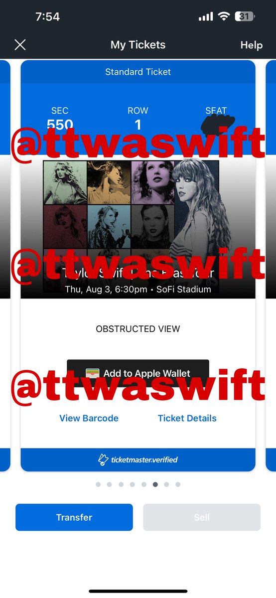 Eras Tour Resell tweet media