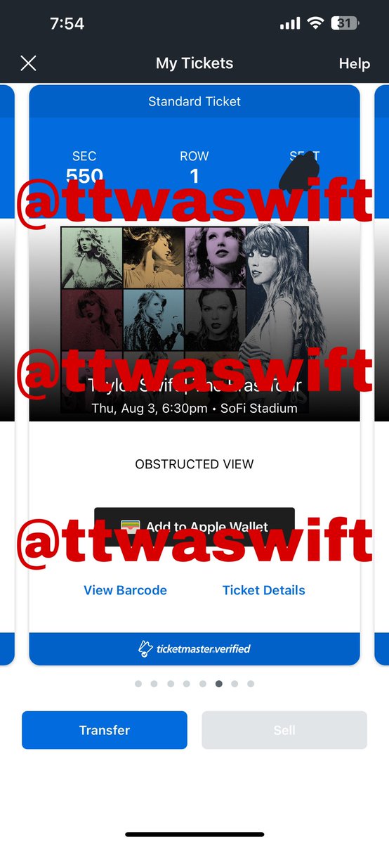 Eras Tour Resell tweet media
