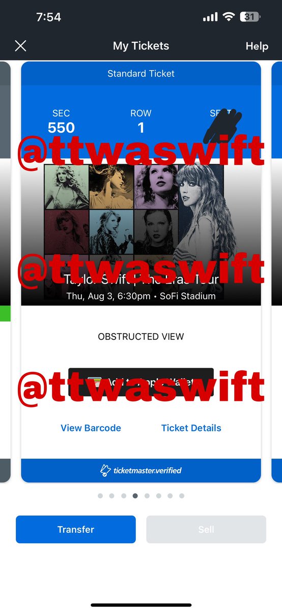 Eras Tour Resell tweet media