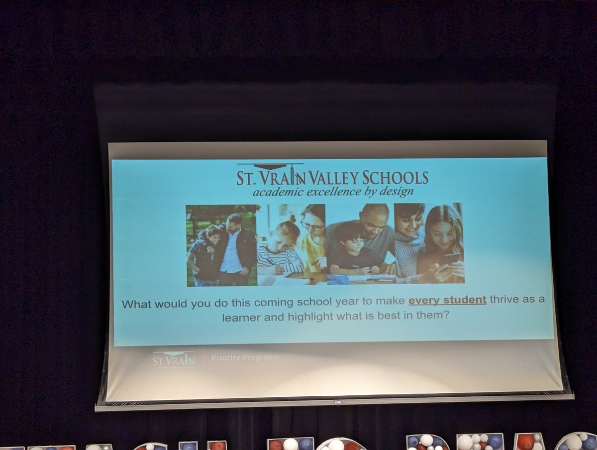 BoulderMai's tweet image. Diving into the new year with the impactful #TeachtoReach PD. 450 @SVVSD educators gathered, embracing new tools &amp;amp; strategies to elevate every student's potential to excellence. Here's to reaching new heights in education! @MrsLauer @StVrainOPD @SVPriorityPrgms