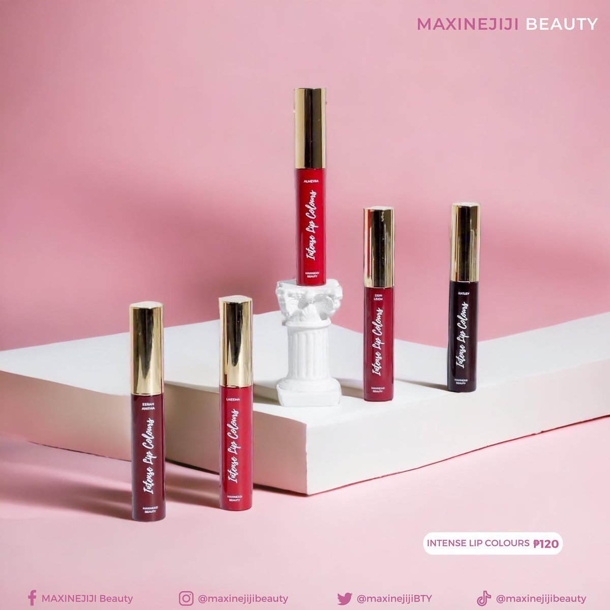 maxinejijiBTY's tweet photo. Instense Lip Color in the shade Almeyra will definitely amp your confidence with its versatility. Upgrade your look—on a budget! No heat can beat its intensity. 🥰💋

#BeautyWithoutLimits
#MAXINEJIJIBeauty https://t.co/cjqkJMEK7Q