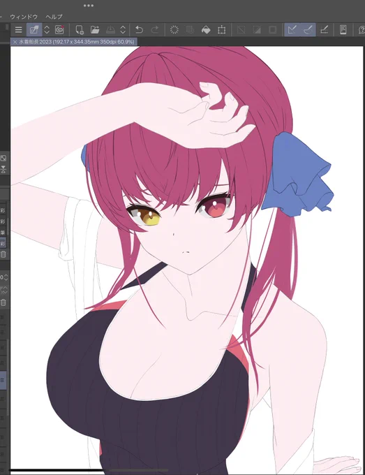 筆の進みが亀なwip