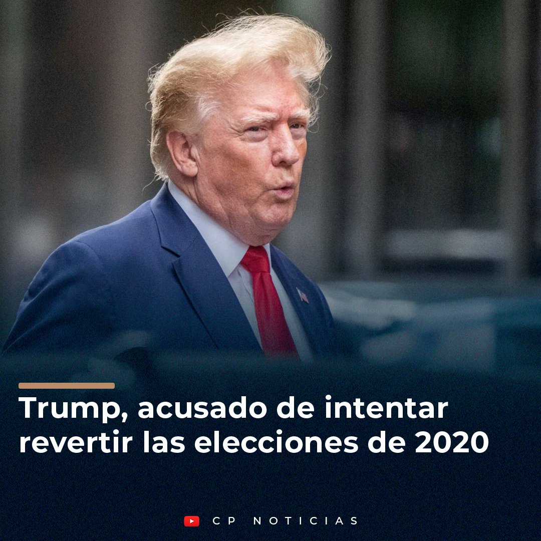 claroypelaord's tweet photo. https://t.co/IVm0LLU2Ba
La nueva acusación está enfocada en los intentos del expresidente Donald Trump por anular el resultado de las elecciones 2020, que dieron la victoria a su rival demócrata, Joe Biden. https://t.co/qe5OPjQspC