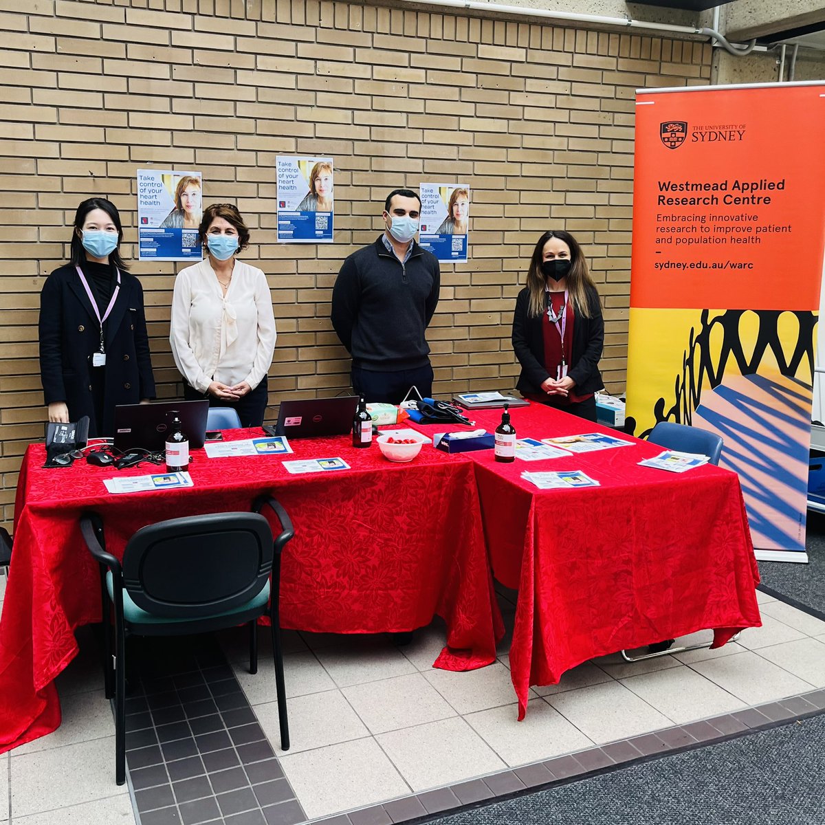 Dr Liliana Laranjo on Bluesky 🦋 (@lilianalaranjo) on Twitter photo MICArdiac team recruiting for our #BloodPressure trial now - come visit us at our stall at #WestmeadHospital
Join the study redcap.sydney.edu.au/surveys/?s=DYH…
Or
Check 👀 out our website: micardiac.sydney.edu.au
<a href="/clara_chow/">Clara Chow</a> <a href="/WARC_USYD/">Westmead Applied Research Centre #WARC_USYD</a>
<a href="/WestSydHealth/">Western Sydney Health</a> <a href="/heartfoundation/">Heart Foundation</a> MICArdiac team recruiting for our #BloodPressure trial now - come visit us at our stall at #WestmeadHospital
Join the study redcap.sydney.edu.au/surveys/?s=DYH…
Or
Check 👀 out our website: micardiac.sydney.edu.au
<a href="/clara_chow/">Clara Chow</a> <a href="/WARC_USYD/">Westmead Applied Research Centre #WARC_USYD</a>
<a href="/WestSydHealth/">Western Sydney Health</a> <a href="/heartfoundation/">Heart Foundation</a>