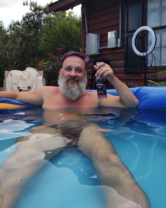 First picture was 4:00 today, started drinking down at the creek while lying around naked listening to