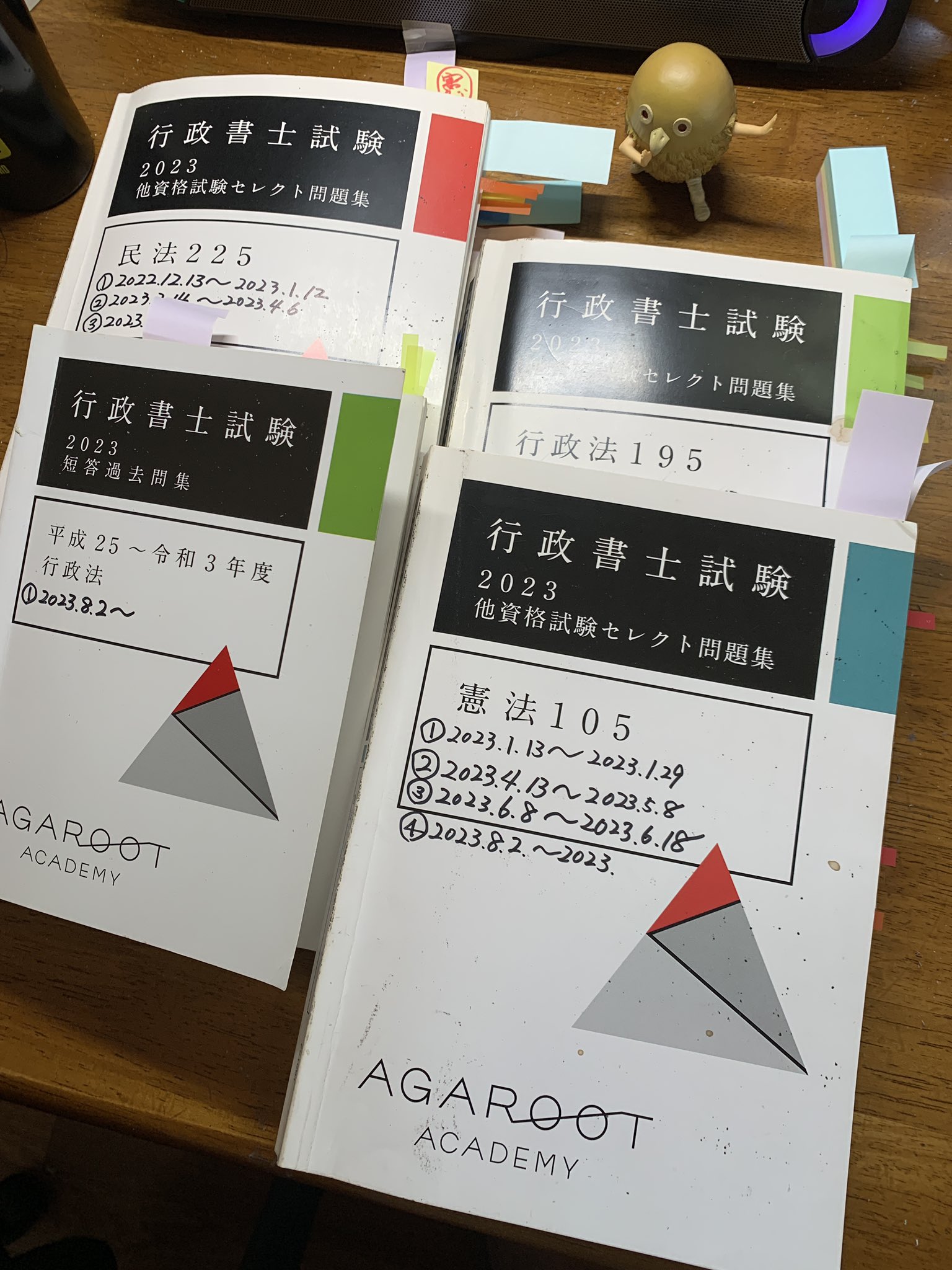 アガルート 行政書士 2023 他資格セレクト問題集 - www