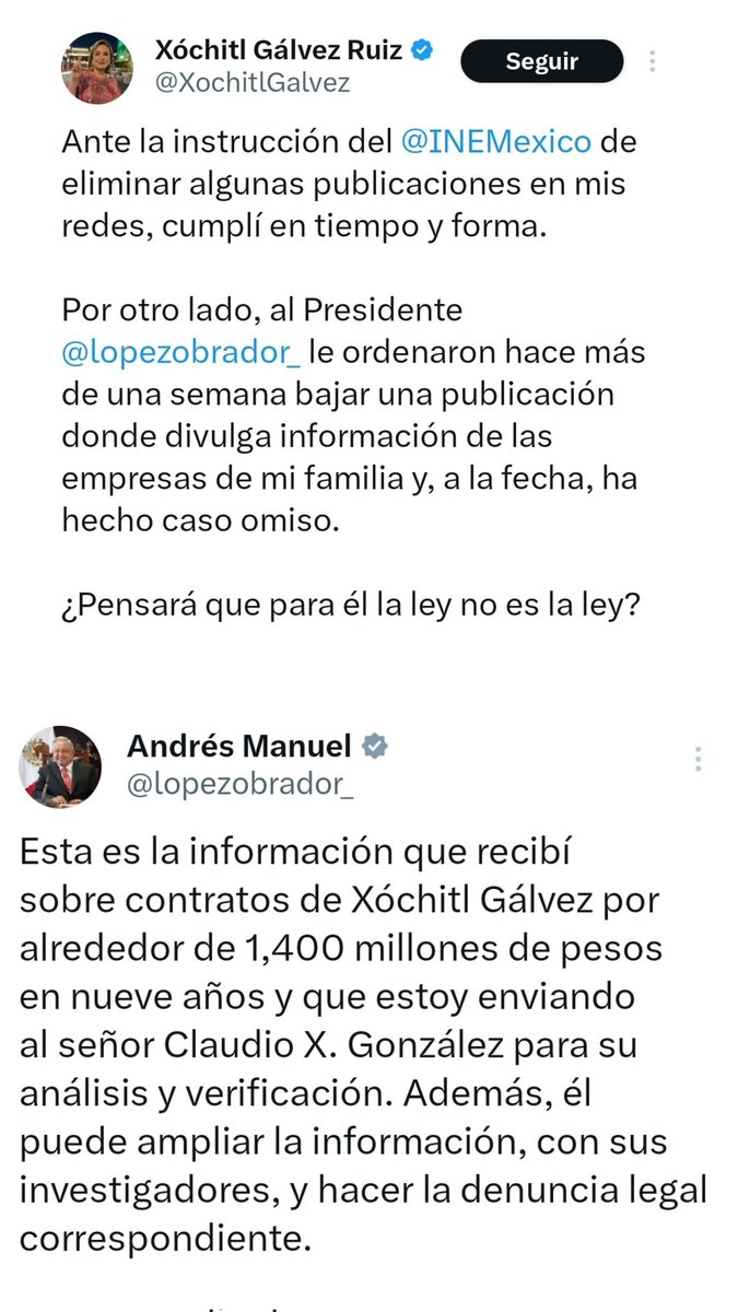 #Lady130 
#Lady1000Millones 
🚨 Este es el tuit que <a href="/XochitlGalvez/">Xóchitl Gálvez Ruiz</a> quiere que AMLO borre porque habla de la Corrupción y el Robo de ella y su familia

Así que por favor no le vayan a dar RT que le puede dar mucho ARDOR...